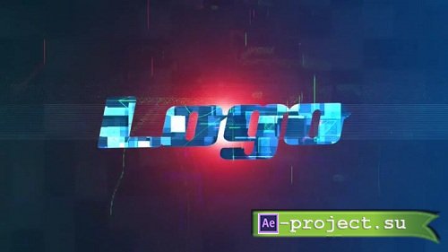 New Glitch logo - After Effects Templates