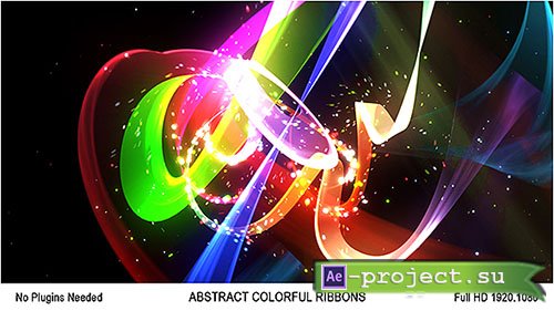 Videohive: Abstract Colorful Ribbons Logo - Project for After Effects 