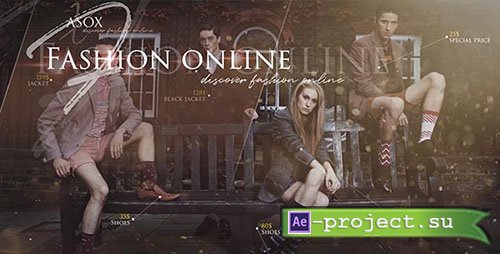 Videohive: Fashion Online Shop - Project for After Effects 
