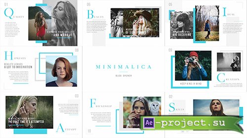 Videohive: Minimalica // Blog Opener - Project for After Effects 