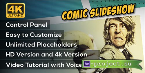 Videohive: Comic Slideshow Opener - Project for After Effects 