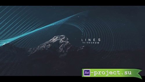 Lines Parallax - After Effects Template