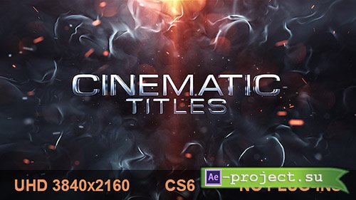 Videohive: Cinematic Titles 19634339 - Project for After Effects 