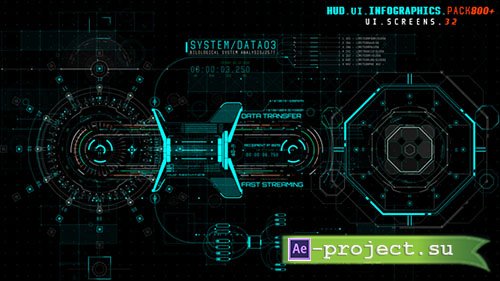 Videohive: HUD UI Infographics Pack 800+ - Project for After Effects 