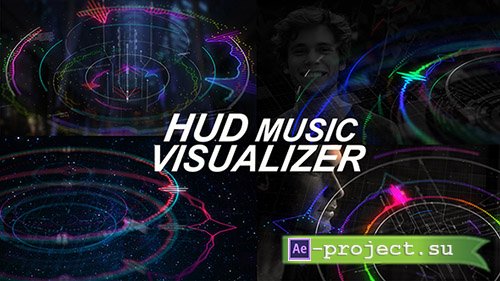 Videohive: HUD Music Visualizer - Project for After Effects 