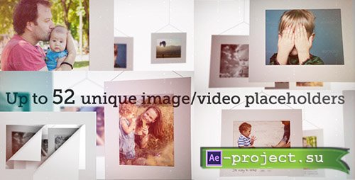 Videohive: White Frames Slideshow - Project for After Effects