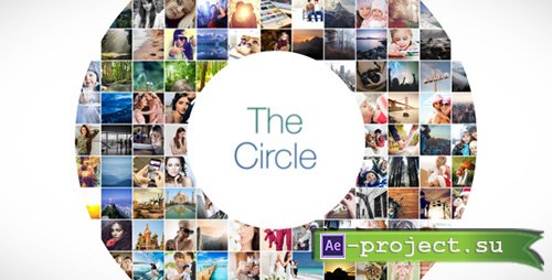 Videohive: The Circle Mosaic Slideshow - Project for After Effects 
