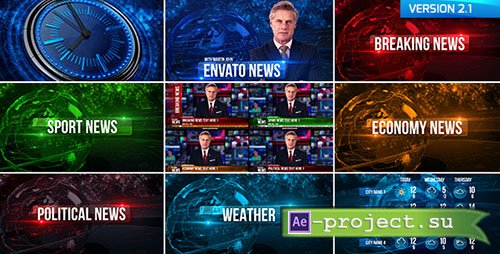 Videohive: Broadcast Design News Package 19550533 - Project for After Effects 