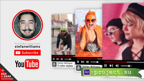 Videohive: Fast YouTube Promo / Intro - Project for After Effects