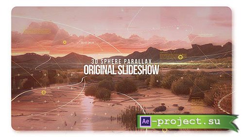 Videohive: 3D Sphere Original Parallax Slideshow - Project for After Effects 