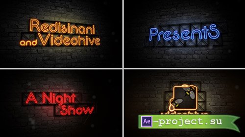 Videohive: Opening Titles-Late Night Show- Project for After Effects 