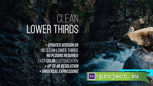 Videohive: Lower Thirds 13708151 - Project for After Effects 