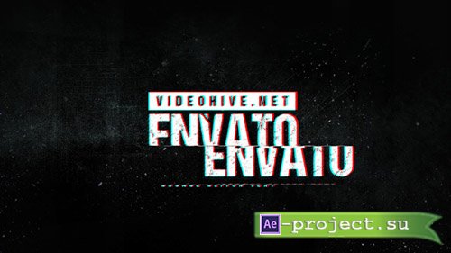 Videohive: Grunge Glitch Logo - Project for After Effects 