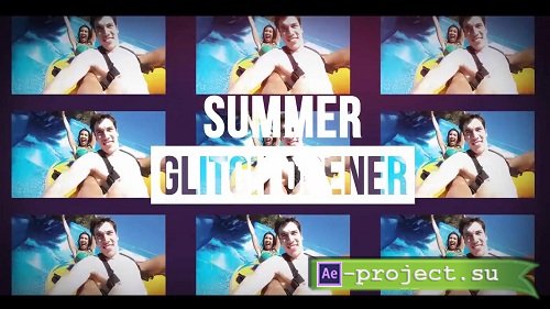 Summer Glitch Opener 32762 - After Effects Templates