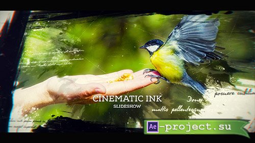 Videohive: Cinematic Ink Slideshow - Project for After Effects
