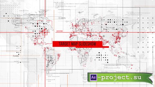 Videohive: Target Map Slideshow - Project for After Effects 
