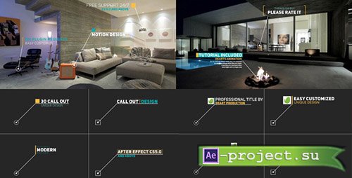 Videohive: Modern Call Out Titles - Project for After Effects 