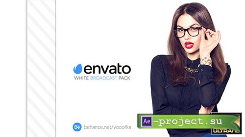 Videohive: White TV - Clean Broadcast Pack - Project for After Effects 