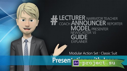Videohive: Presentation With Jason: Classic Suit - Project for After Effects 