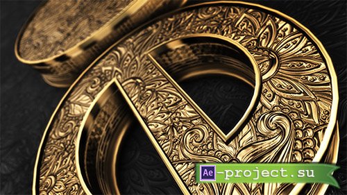 Videohive: Black Gold Logo V4 - Project for After Effects 