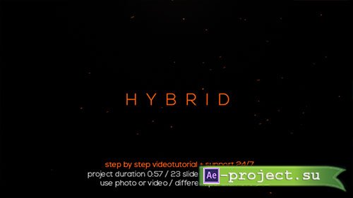 Videohive: Hybrid Typo Opener - Project for After Effects 
