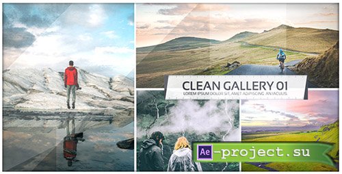Videohive: Clean Photo Gallery - Image Slide Opener - Project for After Effects 