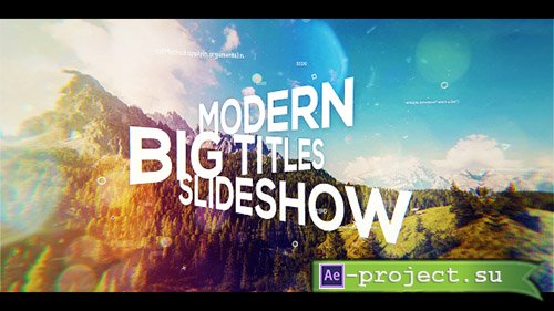 Videohive: Big Titles Slideshow 19844717 - Project for After Effects 