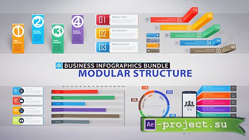 Videohive: Business Infographics Bundle - Project for After Effects 