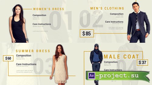 Videohive: Fashion Collection 19687313 - Project for After Effects 