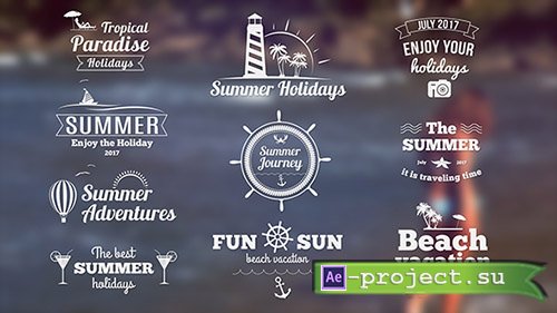 Videohive: Summer Banners II - Project for After Effects 