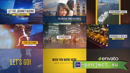 Videohive: Fast Video Blog Promo - Project for After Effects 