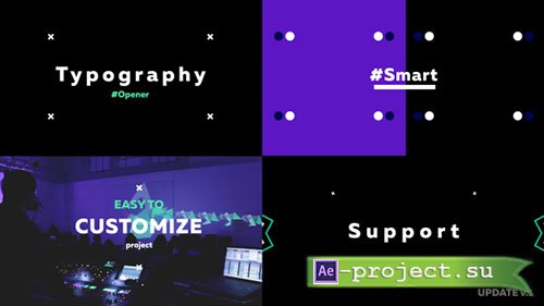 Videohive: Typography Opener - Project for After Effects 