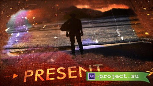 Videohive: Stains on cardboard - Project for After Effects 