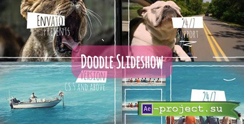 Videohive: Doodle Slideshow - Project for After Effects 