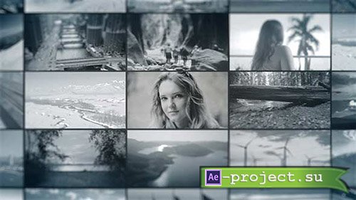 Videohive: Production Reel - Video Wall - Project for After Effects