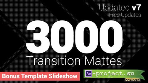 Videohive: Ultimate Transition Mattes Pack - Motion Graphics+ae 