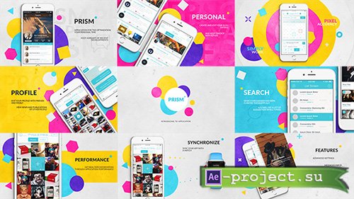 Videohive: Prism // App Promo - Project for After Effects 