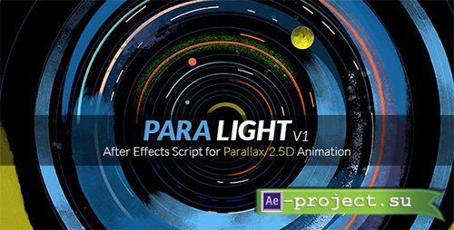 Videohive: ParaLight | After Effects Script for Parallax/2.5D Animation 
