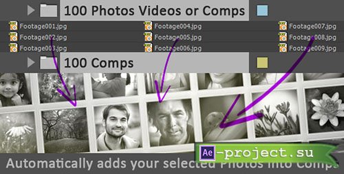Videohive: Photos Videos Comps To Comps - After Effects Scripts 