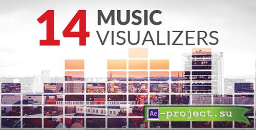Videohive: 14 Music Visualizers - Project for After Effects 