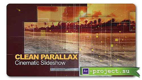 Videohive: Clean Parallax Cinematic Slideshow - Project for After Effects