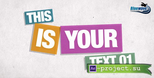 Videohive: Stop Motion Typography 8273569 - Project for After Effects 