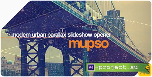 Videohive: Modern Urban Parallax Slideshow Opener - Project for After Effects 