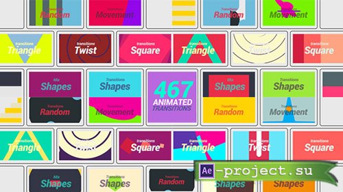 Videohive: 467 Animated Transition - Project for After Effects 