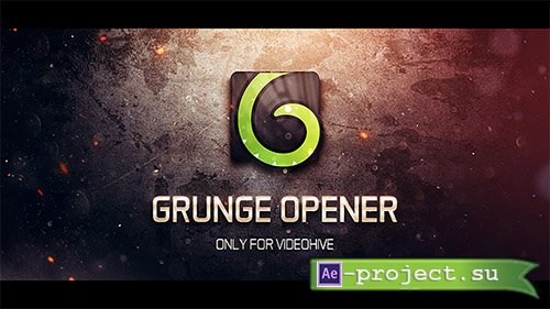 Videohive: Grunge Opener 20033587 - Project for After Effects 