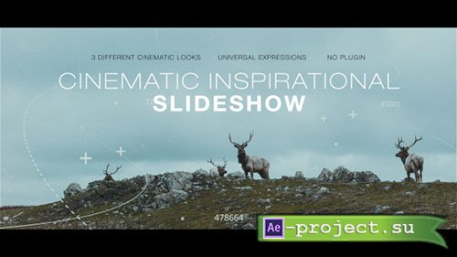 Videohive: Cinematic Inspirational Slideshow | Opener - Project for After Effects