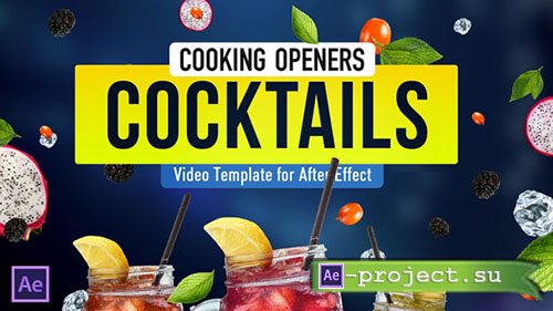 Videohive: Cooking Design Pack - Cocktails - Project for After Effects 