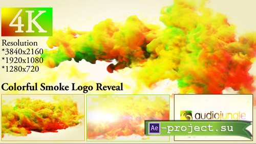 Videohive: Colorful Smoke Logo Reveal 20000622 - Project for After Effects 