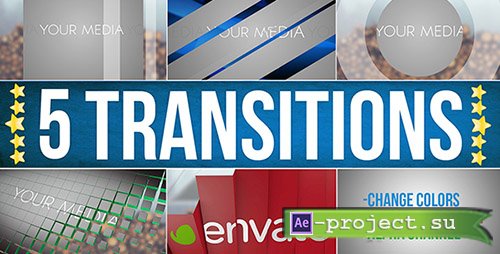 Videohive: Transitions 14538673 - Project for After Effects 