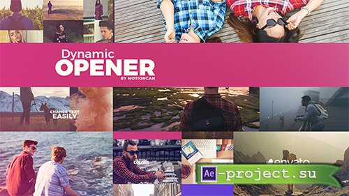 Videohive: Dynamic Opener 19622485 - Project for After Effects 